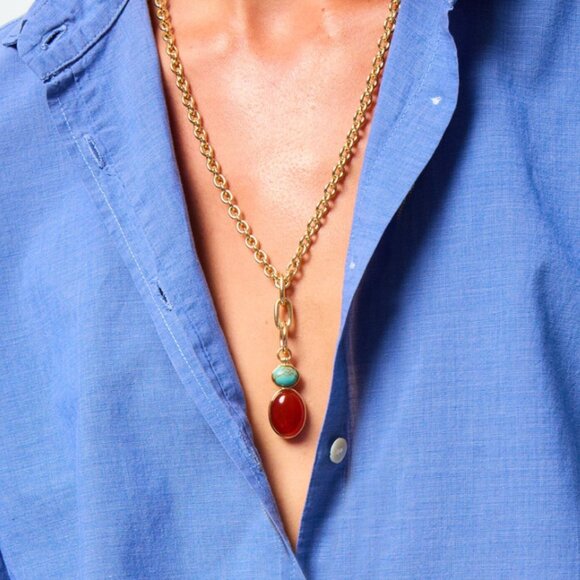 Roxanne Assoulin Jewelry - Roxanne Assoulin The Semi Precious Stone Necklace Gold-tone